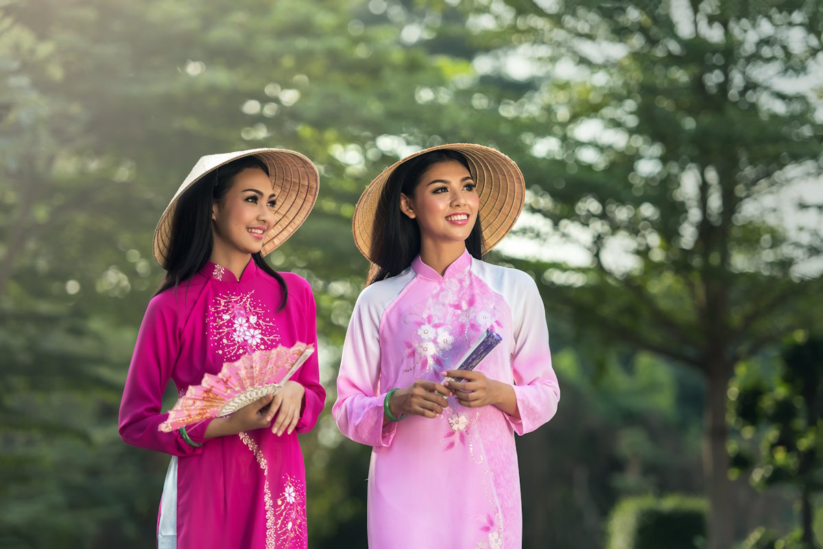 áo dài tết