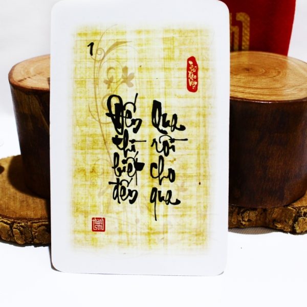Bộ Thẻ Quà Tặng Cuộc Sống - Góp nhặt Hoa Tâm - Thư pháp Thanh Sơn (64 thẻ) - Hình ảnh 3