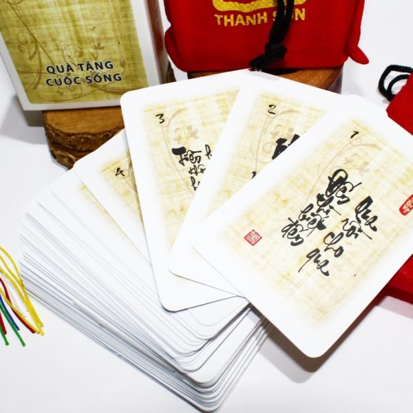 Bộ Thẻ Quà Tặng Cuộc Sống - Góp nhặt Hoa Tâm - Thư pháp Thanh Sơn (64 thẻ) - Hình ảnh 6