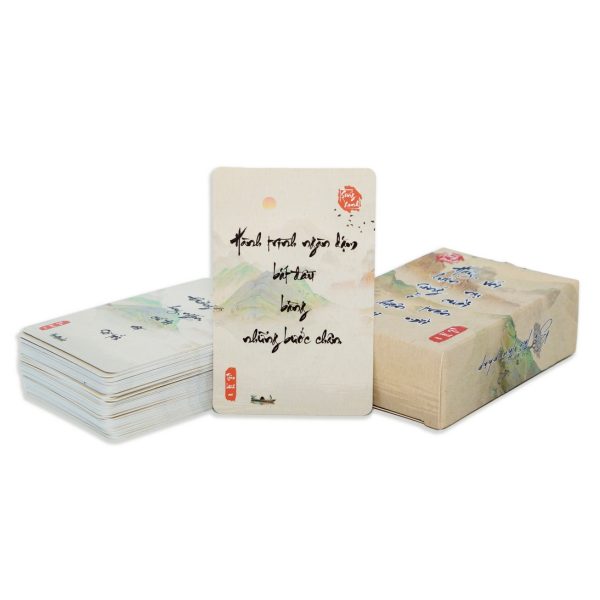 Bộ thẻ quà tặng thư pháp - Lời Của Bình Yên - Hình ảnh 3