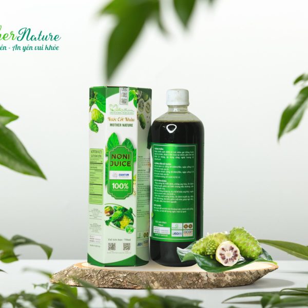 Nước cốt nhàu nguyên chất tự nhiên Mother Nature 750ml - Thiên Nhiên Tâm - Hình ảnh 2