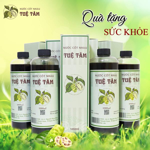 Nước cốt nhàu Tuệ Tâm 1000ml - Hình ảnh 3