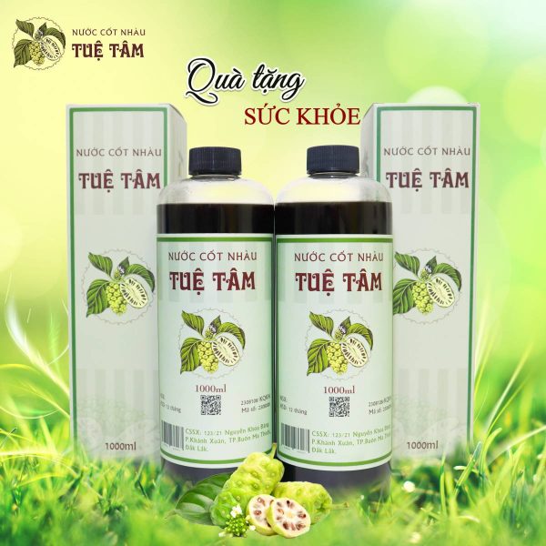 Nước cốt nhàu Tuệ Tâm 1000ml - Hình ảnh 4