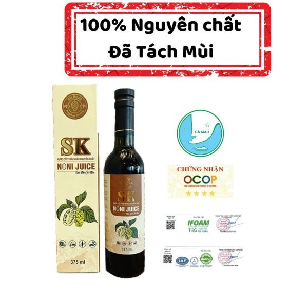 Nước cốt trái nhàu nguyên chất SK Noni Juice Premium (375ml) - Hình ảnh 2
