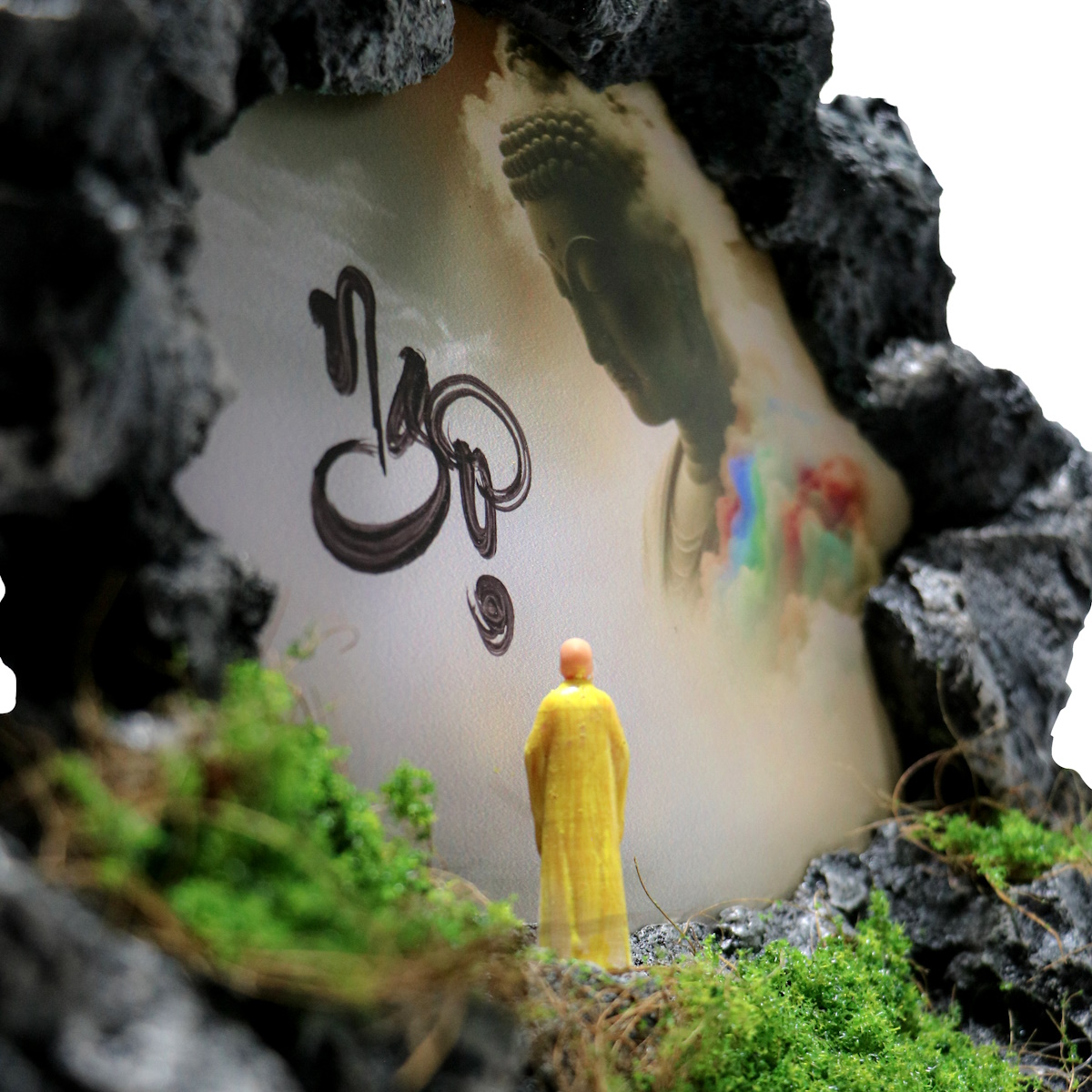 Đá thư pháp thủ công chữ NGỘ - Ảnh 2